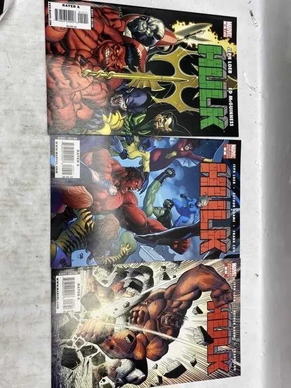 Hulk Comics & Video Game Ad Inserts Lot