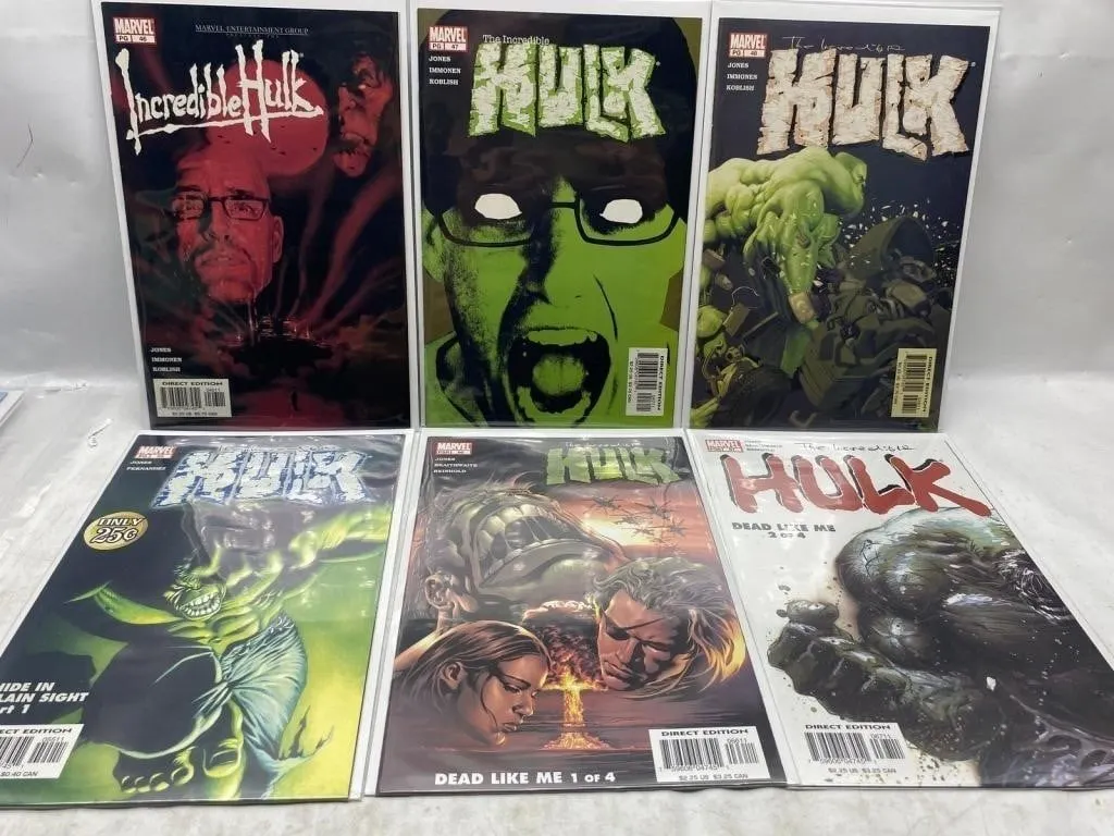 Marvel Comics Lot: Incredible Hulk & Conan the