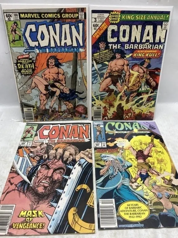 Conan the Barbarian Comic Lot #100,3,222,263