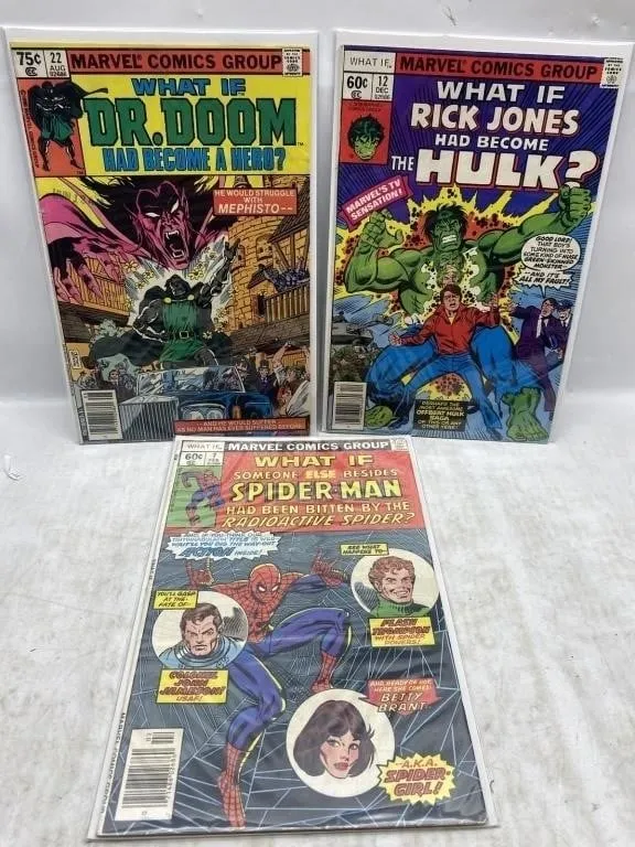 What If...? Marvel Comics Lot of 3 (Dr. Doom,