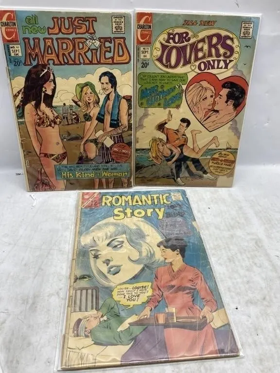 Charlton Romance Comics: Just Married, For Lovers