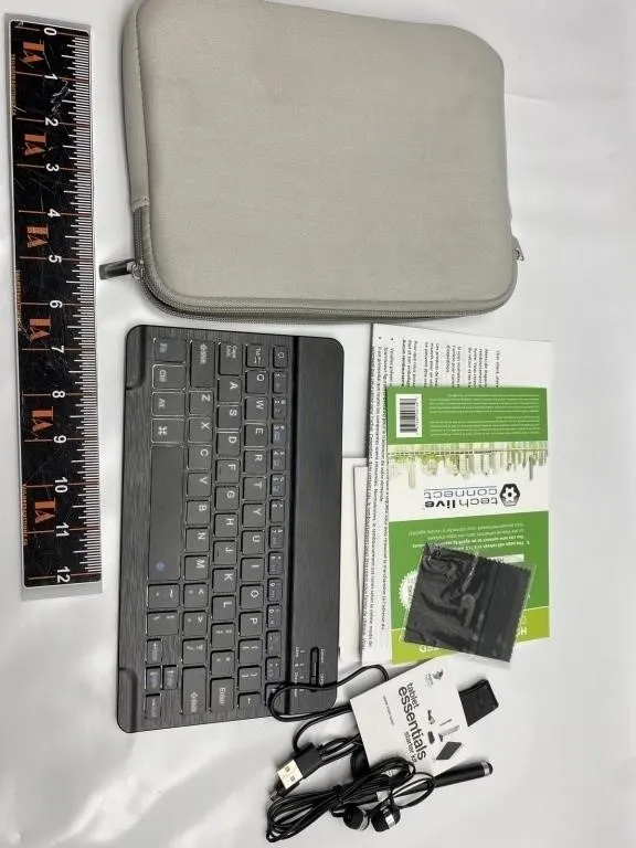 Bluetooth Keyboard with Tablet Case and