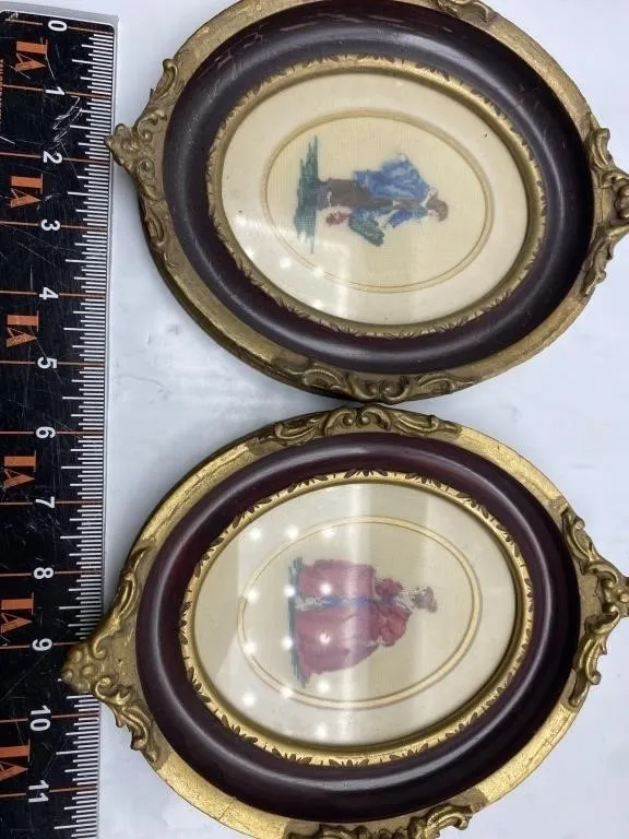 Oval Frames & Arabian Nights Glasses Lot