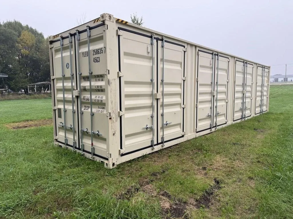 2026 40' High Cube Container 4 Side Doors 40-foot