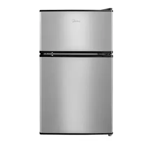 Midea 3.1 cu. ft. Double Door Compact Fridge, Stainless Steel - MSRP $149.99 - SEE LINK