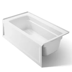 Kohler Archer Collection 60" Three Wall Alcove Soaker Bath Tub with Armrests, Lumbar Support and Right Drain MSRP $1,057 Appears New in Box