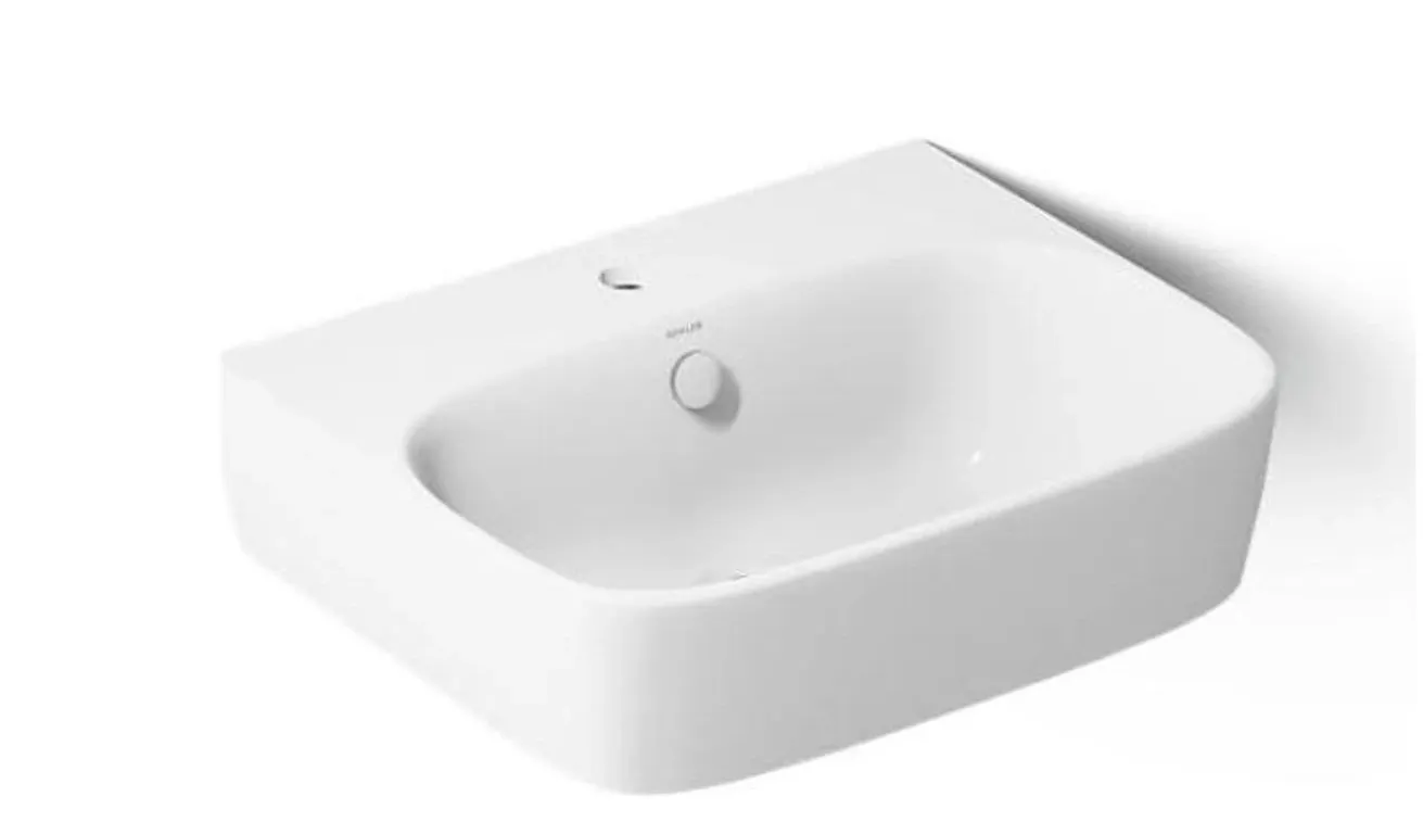Kohler Modernlife 21-11/16" Rectangular Vitreous China Wall Mounted Bathroom Sink with Overflow and Single Faucet Hole MSRP $240 Appears New in Box
