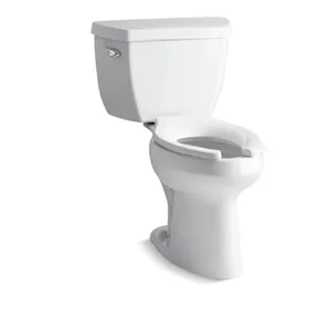 Kohler Highline Classic Two-Piece Elongated 1.6 GPF Toilet with Pressure Lite pressure assist flushing system MSRP $468 Appears New in Box