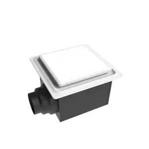 AeroPure Low Profile 80 CFM 0.3 Sones Quiet Ceiling Bathroom Ventilation Fan with LED Light/Night Light White MSRP $191 Appears New in Box