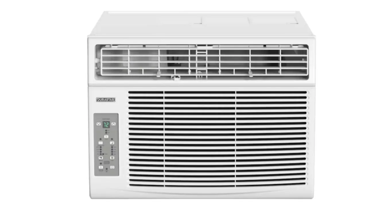 DURASTAR Medium Room Window Air Conditioner with Heater, Remote Included ( 115-Volt , 8000-BTU ) MSRP $459 Appears New in Box