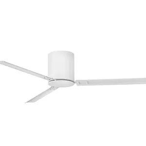 Hinkley Lighting Indy Flush 58" 3 Blade Smart Indoor / Outdoor Ceiling Fan with HIRO Control- Open Box As Is MSRP $399 Appears New open Box
