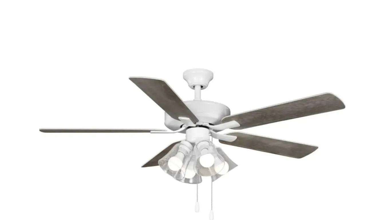 Progress Lighting AirPro Builder 52" 5 Blade LED Indoor Ceiling Fan MSRP $128 Appears New in Box