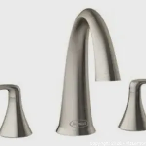 Jacuzzi Piccolo Roman Tub Faucet Brushed Nickel 2-Handle Deck Mount MSRP $370 New in Box