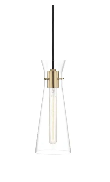 Mitzi Anya Single Light 5-1/2" Wide Mini Pendant with Clear Shade MSRP $270 Appears New in Box