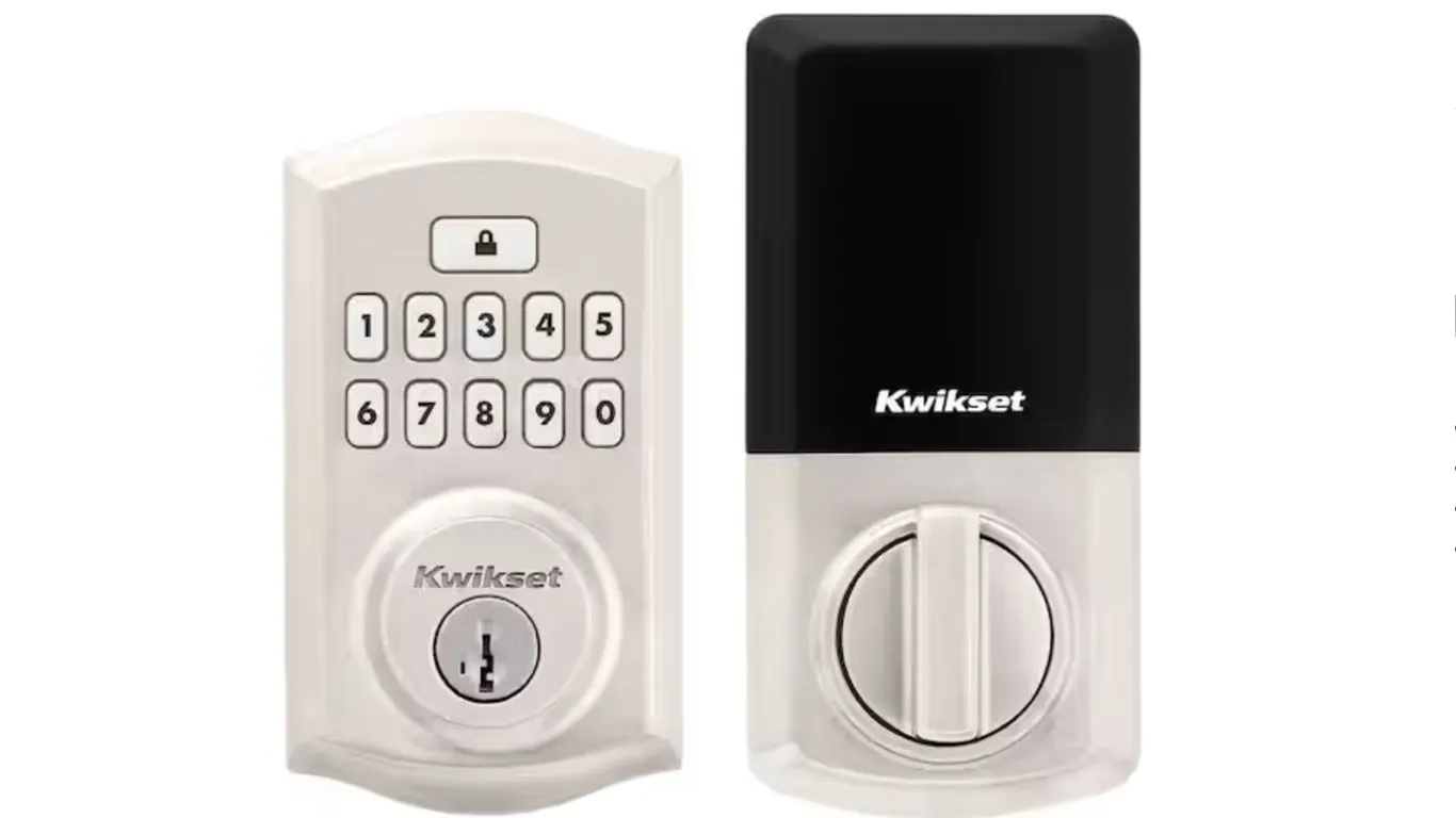 Kwikset SmartCode 260 Traditional Satin Nickel Keypad Single Cylinder Electronic Deadbolt Featuring SmartKey Security MSRP $106 Appears New in Box