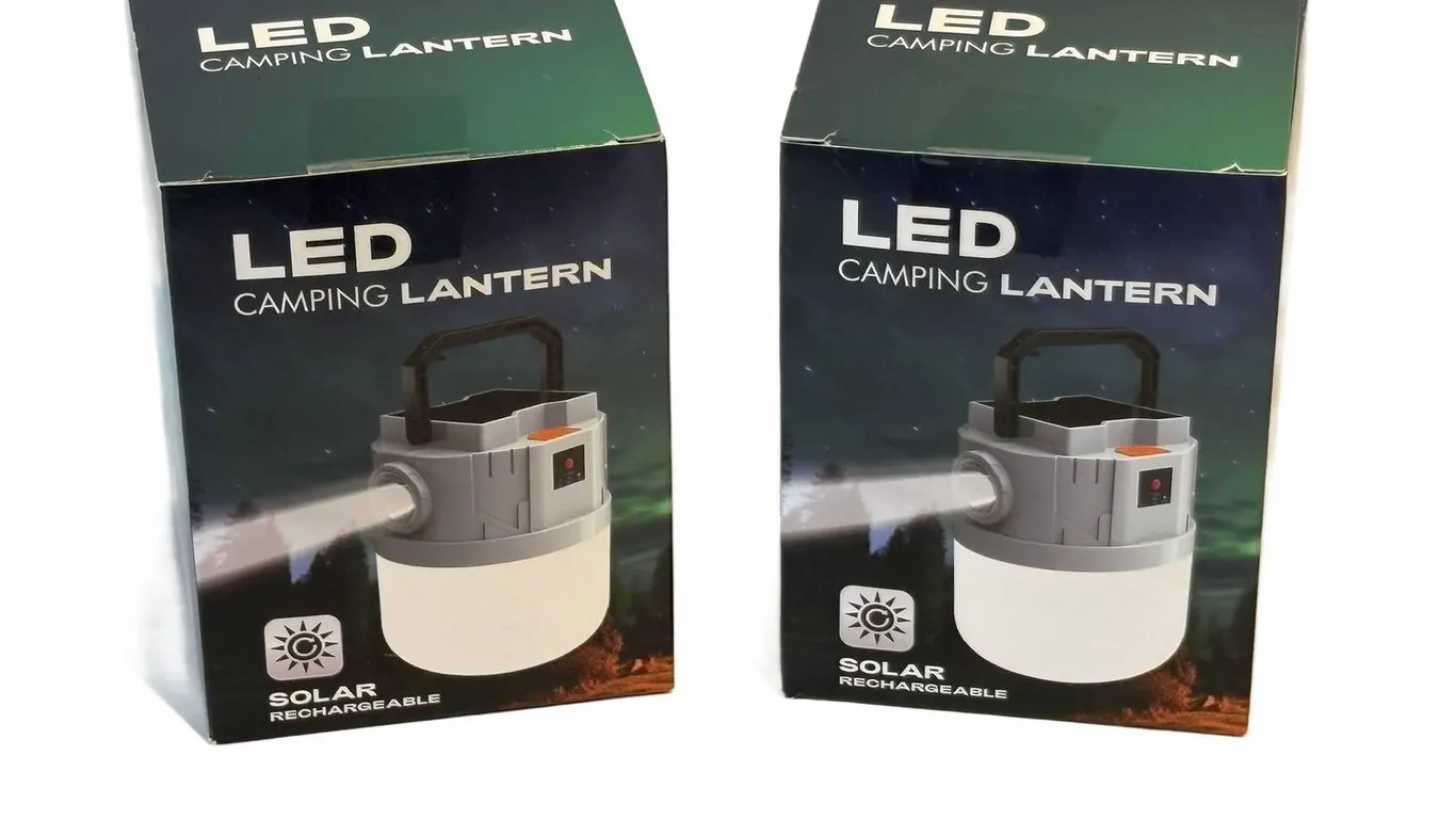 Solar Rechargeable LED Camping Lanterns