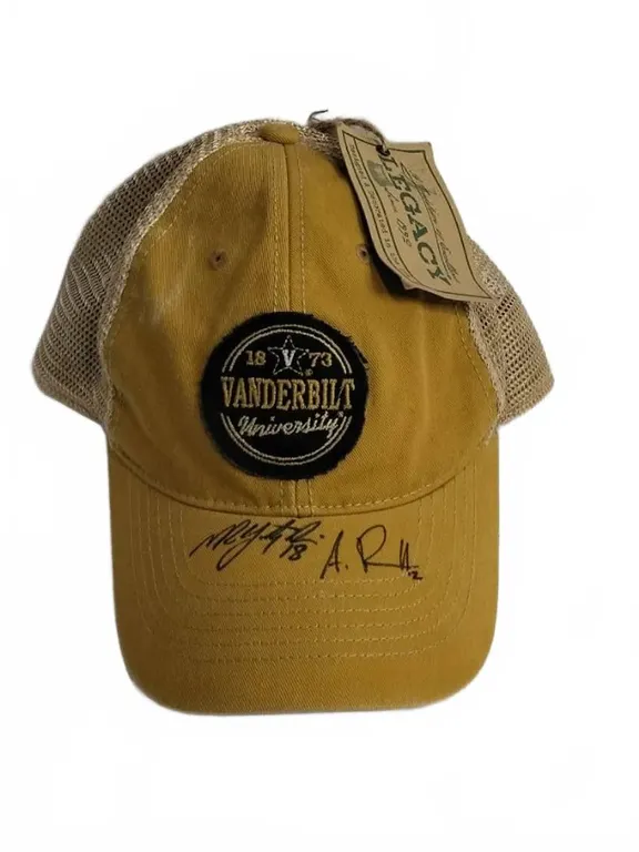 Signed Vanderbilt 2014 CWS Carson Fulmer & Adam Ravenelle Baseball Hat
