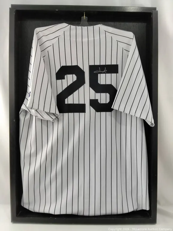 Jason Giambi Signed NY Yankees Jersey, XL