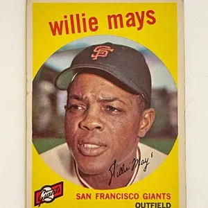 Topps 1959 Willie Mays #50 Baseball Card