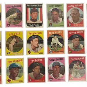 Topps 1959 Baseball Cards Lot of 18