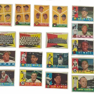 Topps 1960 Baseball Cards Assorted Lot 18