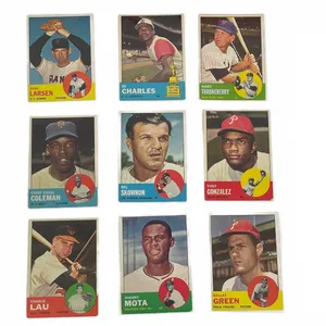 Topps 1963 Baseball Cards Lot of 9