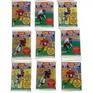 1990 Score NFL Football Card Packs Lot of 9