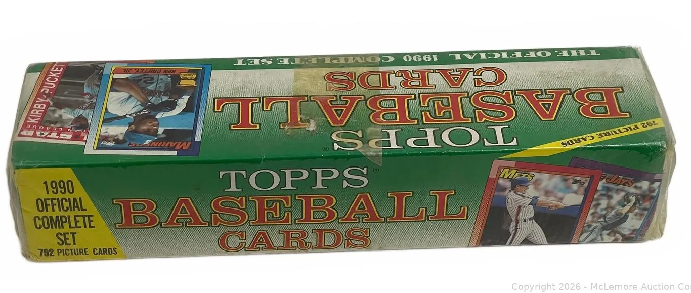 Topps 1990 Baseball Cards Factory Sealed Complete Set
