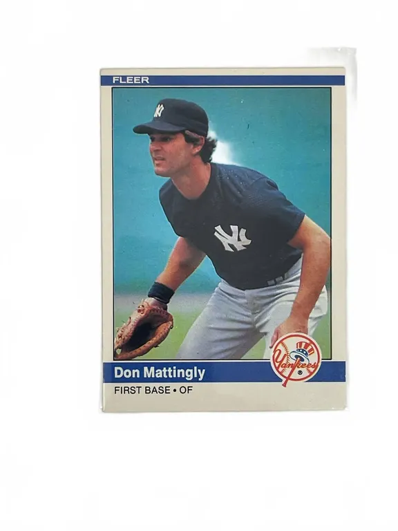 Don Mattingly 1984 Fleer Rookie Card Fleer #131