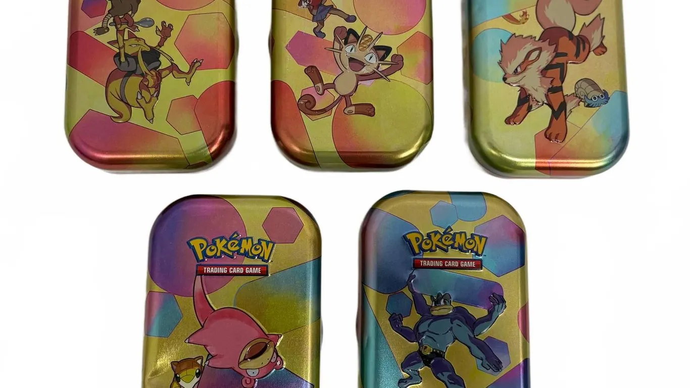 Pokemon Card Mini Tins Lot of 5