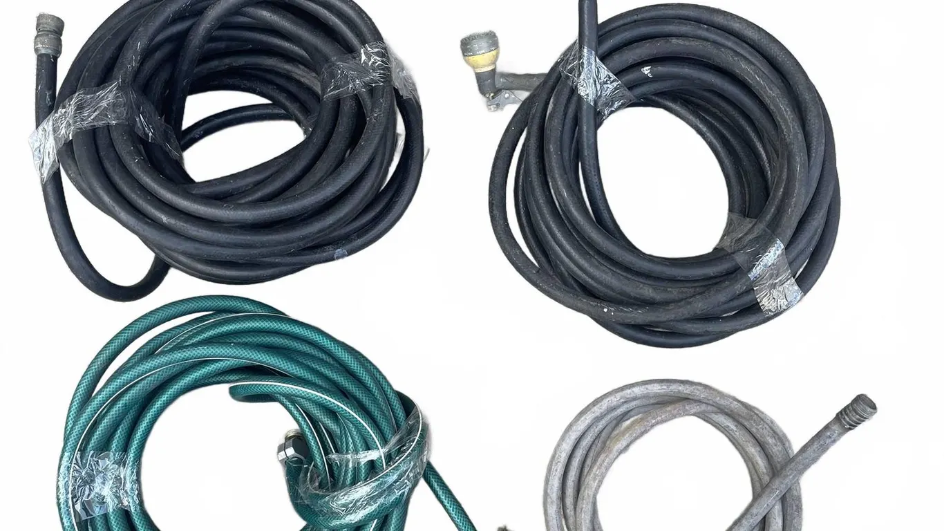 Garden and Utility Hoses, Four Pieces