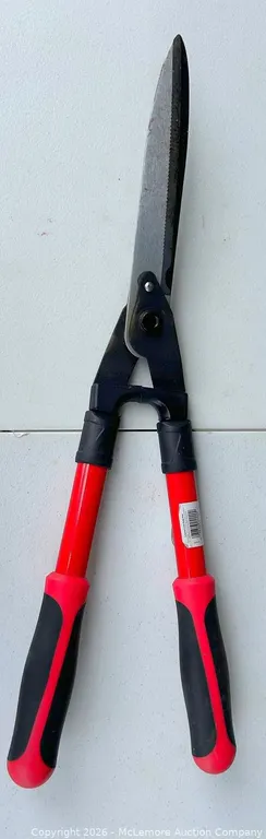 Red and Black Steel Hedge Shears