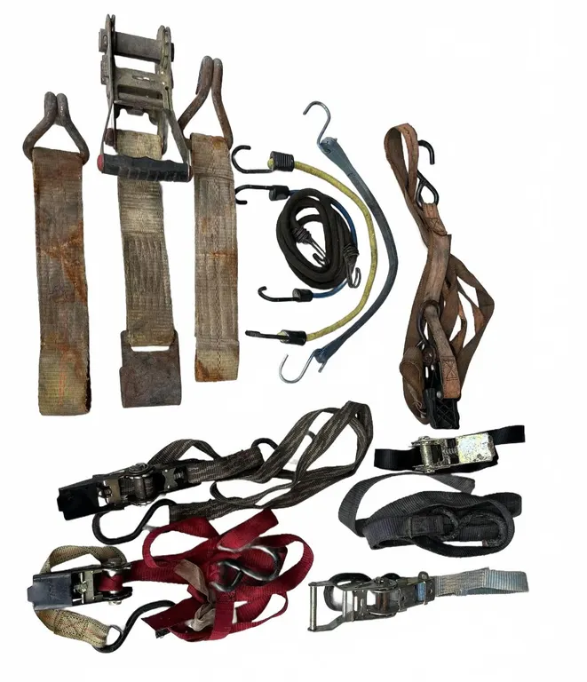 Ratchet Straps and Bungee Cords Lot