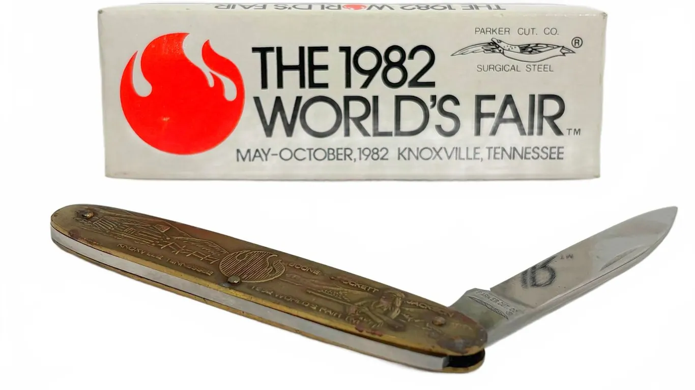 1982 World's Fair Parker Cut Co. Knife with Box