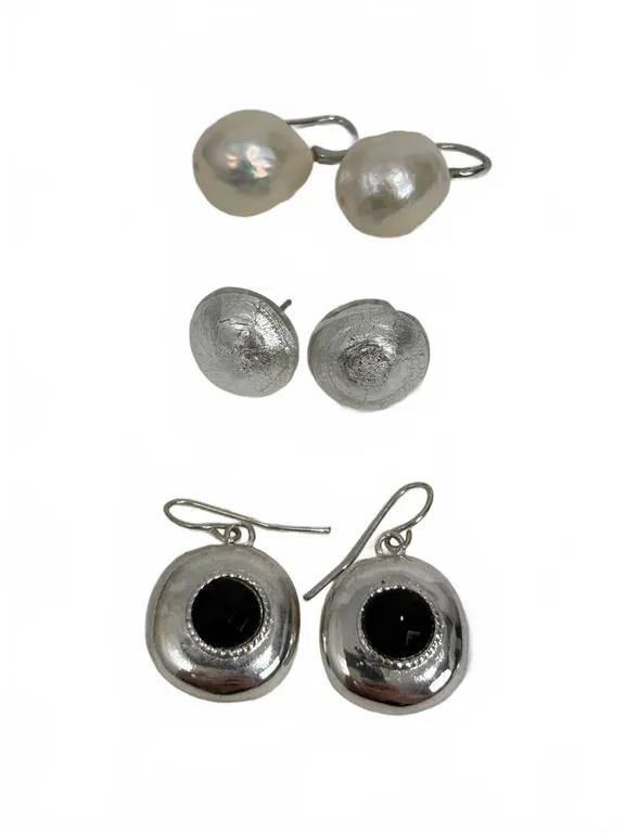 Three Pairs of Earrings