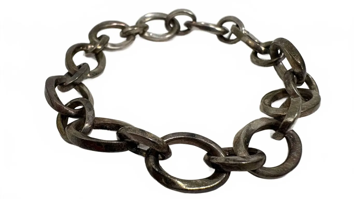 ESPO 925 Sterling Silver Chain Bracelet Designer Jewelry
