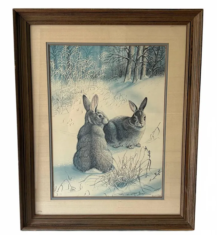 Robert Nipp Limited Edition Rabbit Print