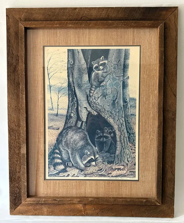 Robert Nipp Wildlife Series No. 7 Framed Print