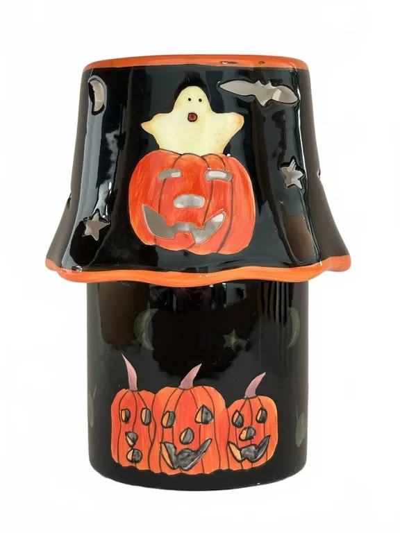 Halloween Ceramic Candle Holder Set