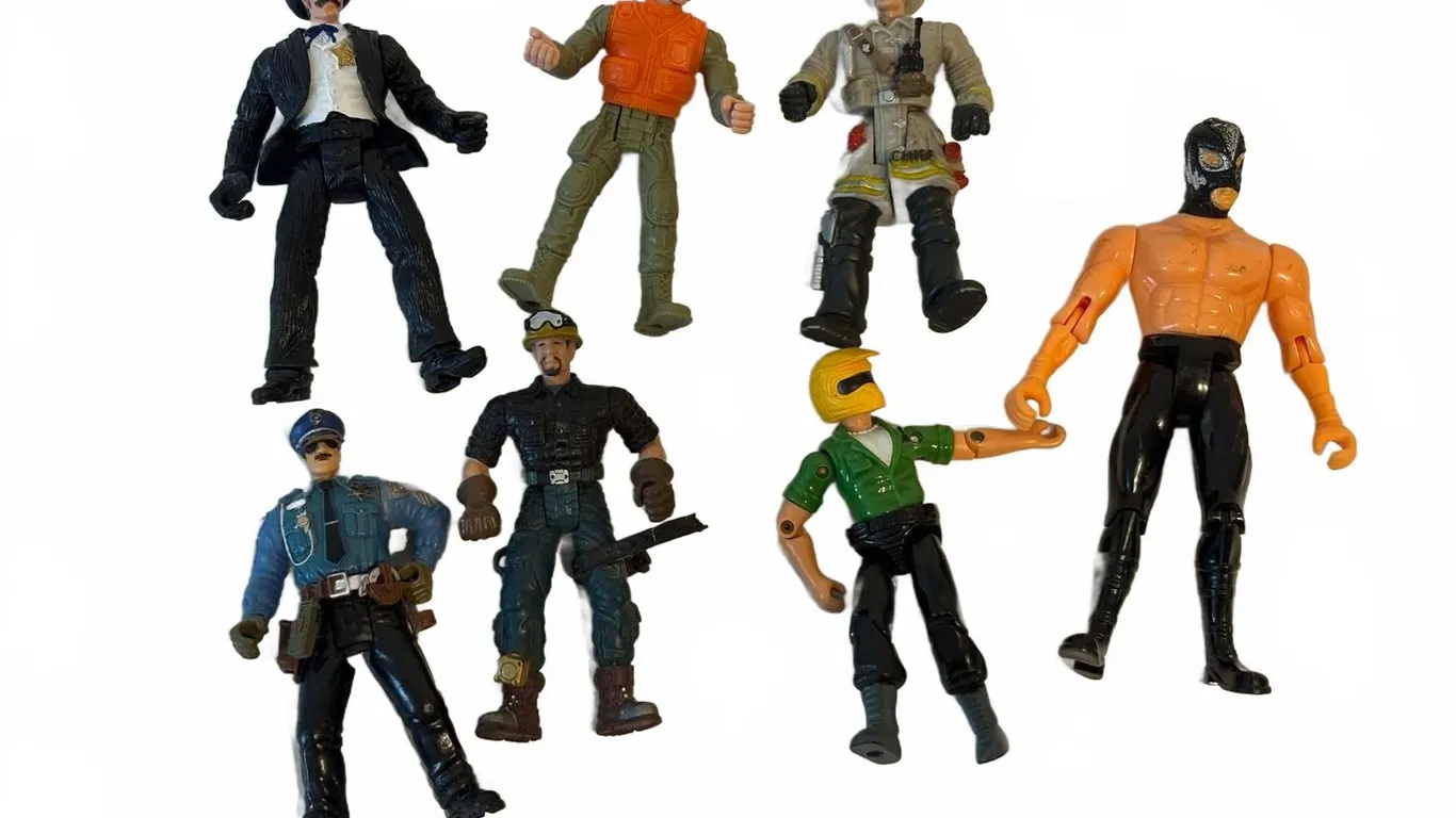 Police, Military, Firefighter Figures Lot