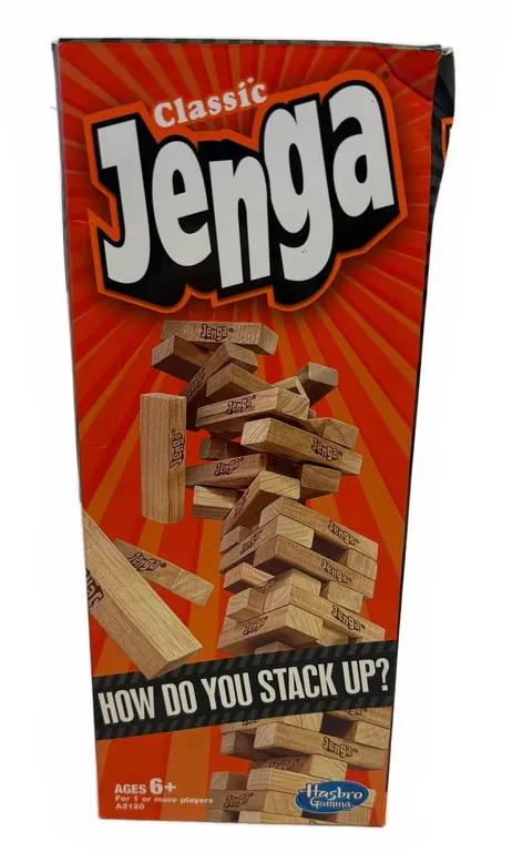 Hasbro Classic Jenga Stacking Game in Box
