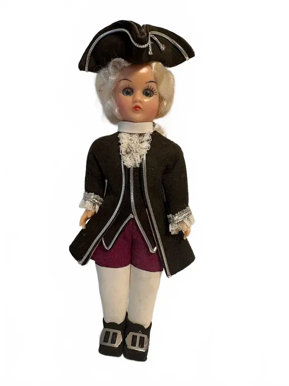 8" Doll in Colonial Outfit with Moving Eyes