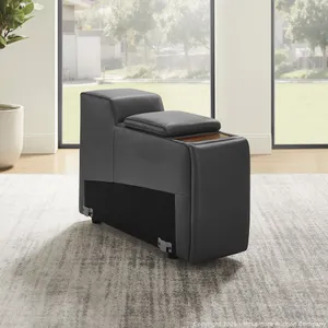 (Brand New) Karson Storage Console With Hidden Cupholders, Gray - MSRP $299.99 - SEE LINK