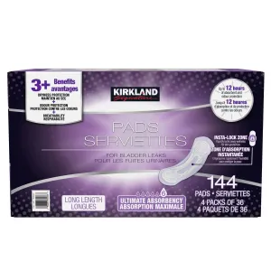 Kirkland Signature Pads for Women - 144-Count - MSRP $38.99 - SEE LINK