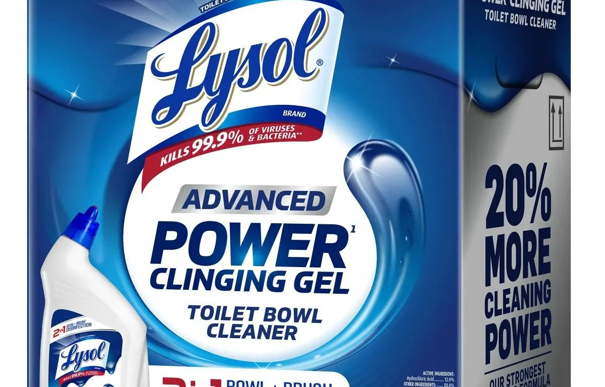Lysol Advanced Power Cleaning Gel Toilet Bowl Cleaner, 32 oz. - 4-Pack - MSRP $21.99 - SEE LINK