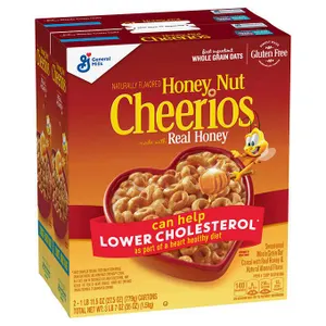 Cheerios Cereal, Honey Nut, 27.5 oz. - 2 Boxes - MSRP $10.99