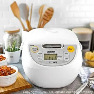 Tiger 5.5-Cup Micom Rice Cooker and Food Warmer - MSRP $99.99 - SEE LINK
