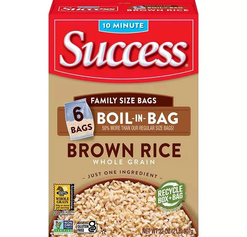 (Damaged Box) Success Boil-in-Bag Brown Rice, 32 oz. - MSRP $4.99