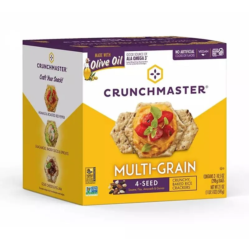 Crunchmaster Multi-Grain 4-Seed Cracker, 21 oz. - MSRP $9.99