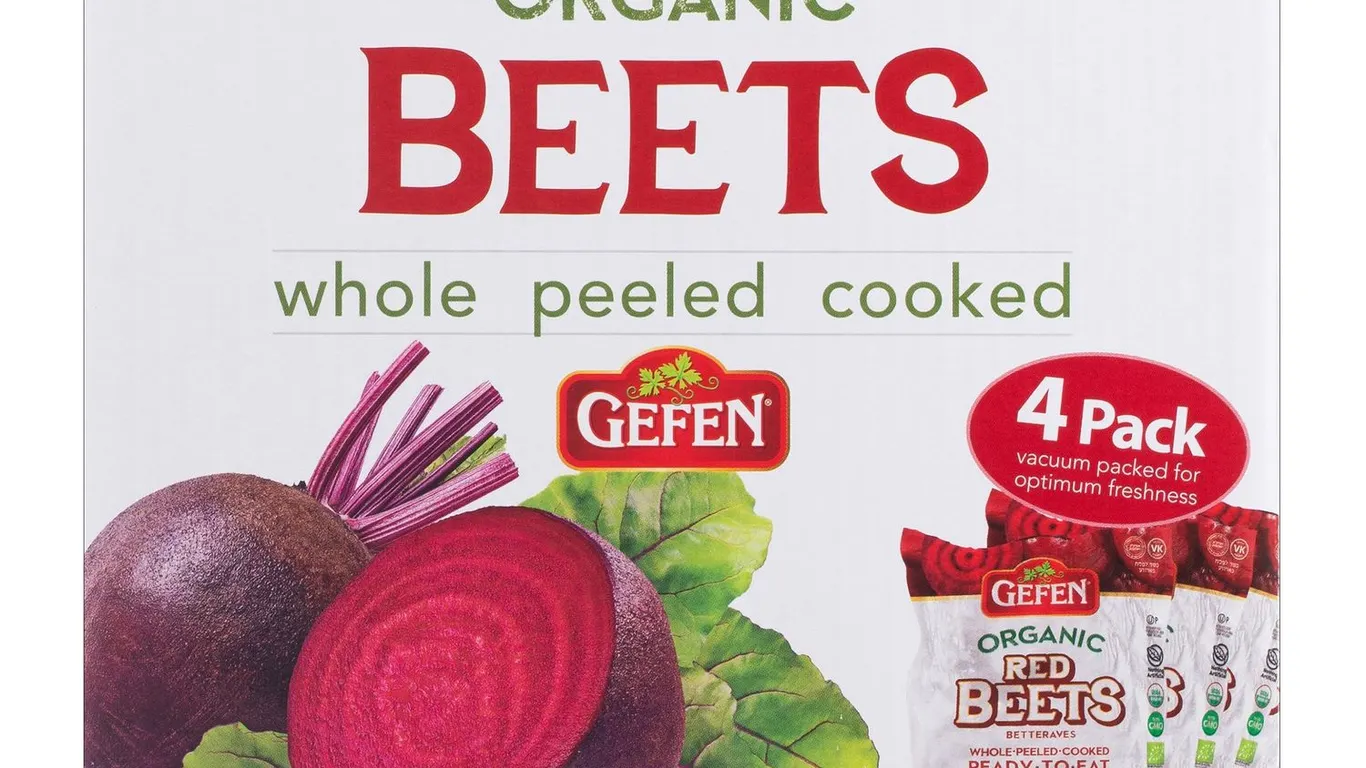 Gefen Beetology Organic Beets, 17.6 oz. - 4-Pack - MSRP $14.99